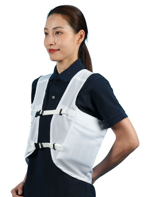 ひえぽかベスト 白